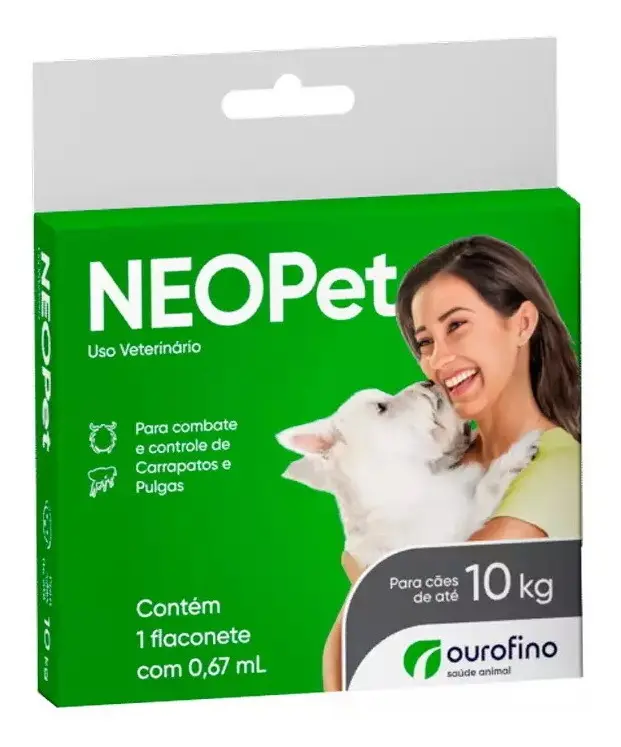 NEOPET CAO 0,67ML 00 A 10KG  - 1 PIPETA DA CX ORIGINAL COM 3)