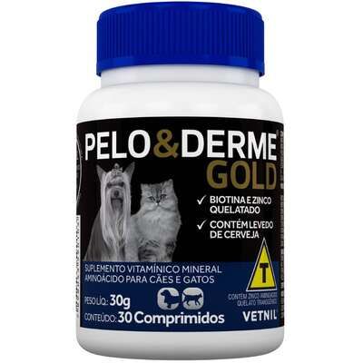 PELO & DERME GOLD 30 COMPRIMIDOS - UN