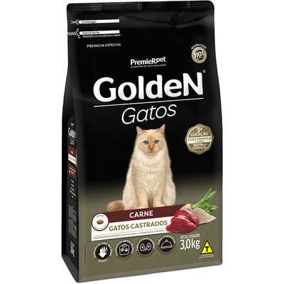 GOLDEN GATOS AD CASTRADOS CARNE 3KG