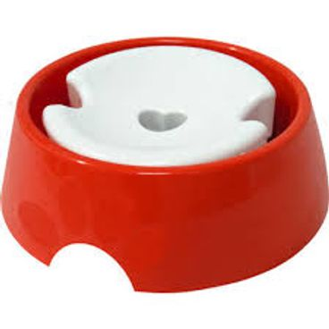 BEB. PLAST. ESPECIAL P/ CAES 1.000 ML - PELOS LONGOS (VERMELHO)