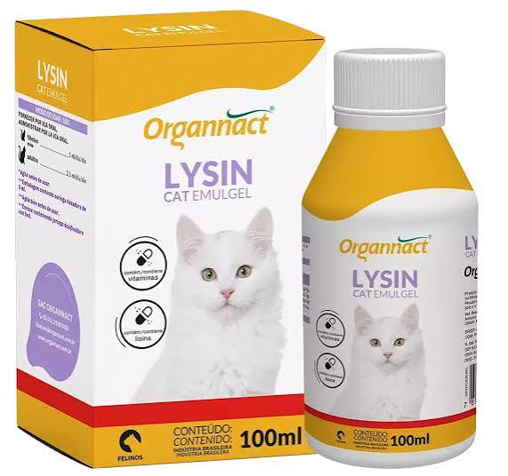 LYSIN CAT EMULGEL 100ML ORGANNACT
