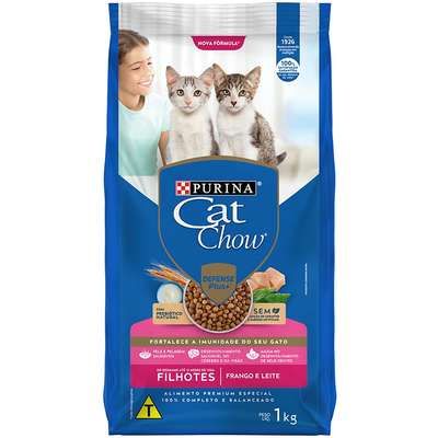 RAÇÃO CAT CHOW FILHOTES FRANGO 1 KG