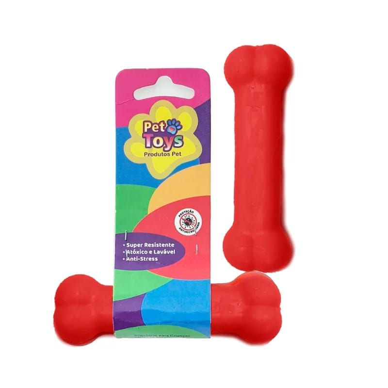 BRINQ OSSINHO MASSAG P CRAVINHOS PET TOYS