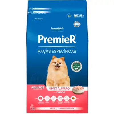 PREMIER CAES RACAS ESP AD SPITZ ALEMAO 2,5KG