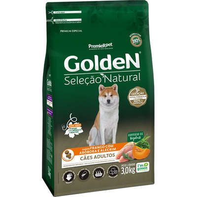 GOLDEN CAES SEL NAT AD ABOBORA 3KG