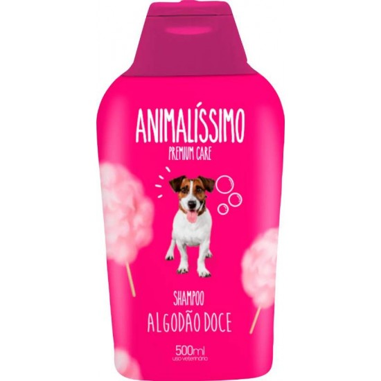 SHAMPOO 500ML ALGODAO DOCE ANIMALISSIMO