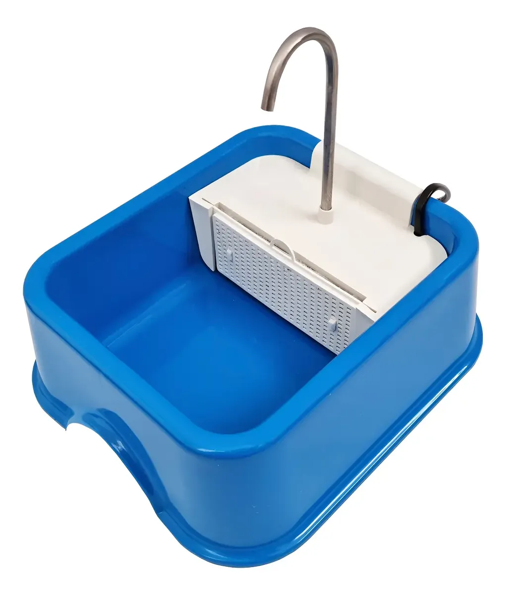 FONTE QUADRADA FURACAOPET BIVOLT - AZUL