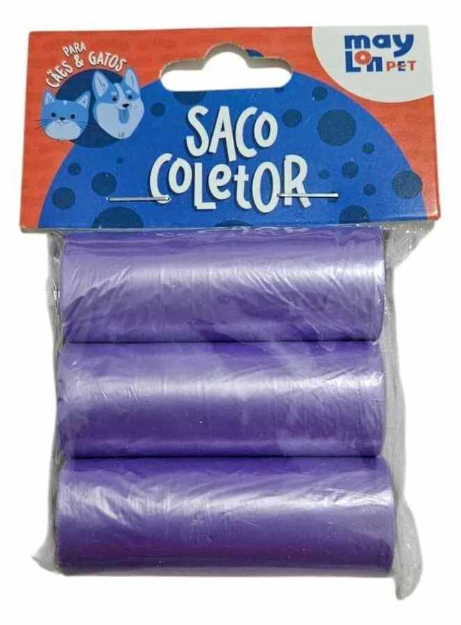 SACO COLETOR COM 3 REFILS
