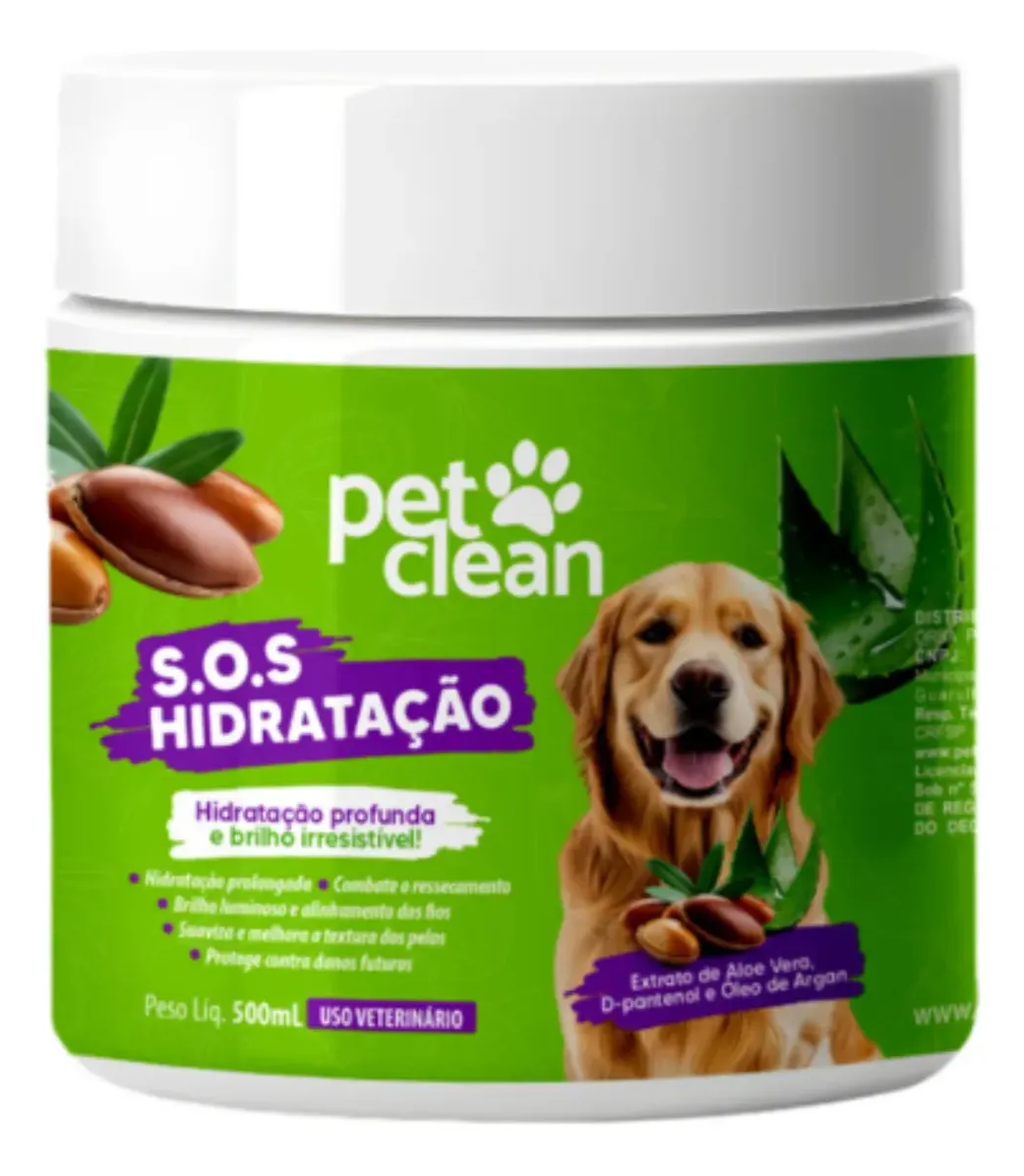 MASCARA SOS HIDRAT PROFUNDA 500G PET CLEAN