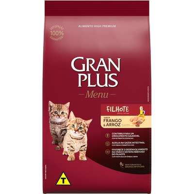 GP GATOS FILHOTES FRANGO ARROZ 3 KG