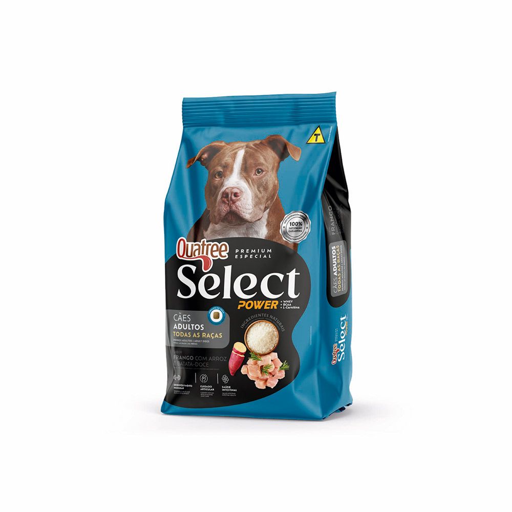 QUATREE SELECT POWER ADULTO TODAS AS RACAS 15KG