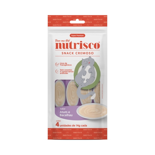 NUTRISCO SNACK CREM ATUM E BAC 14G (PACOTE C/4 UNDS)