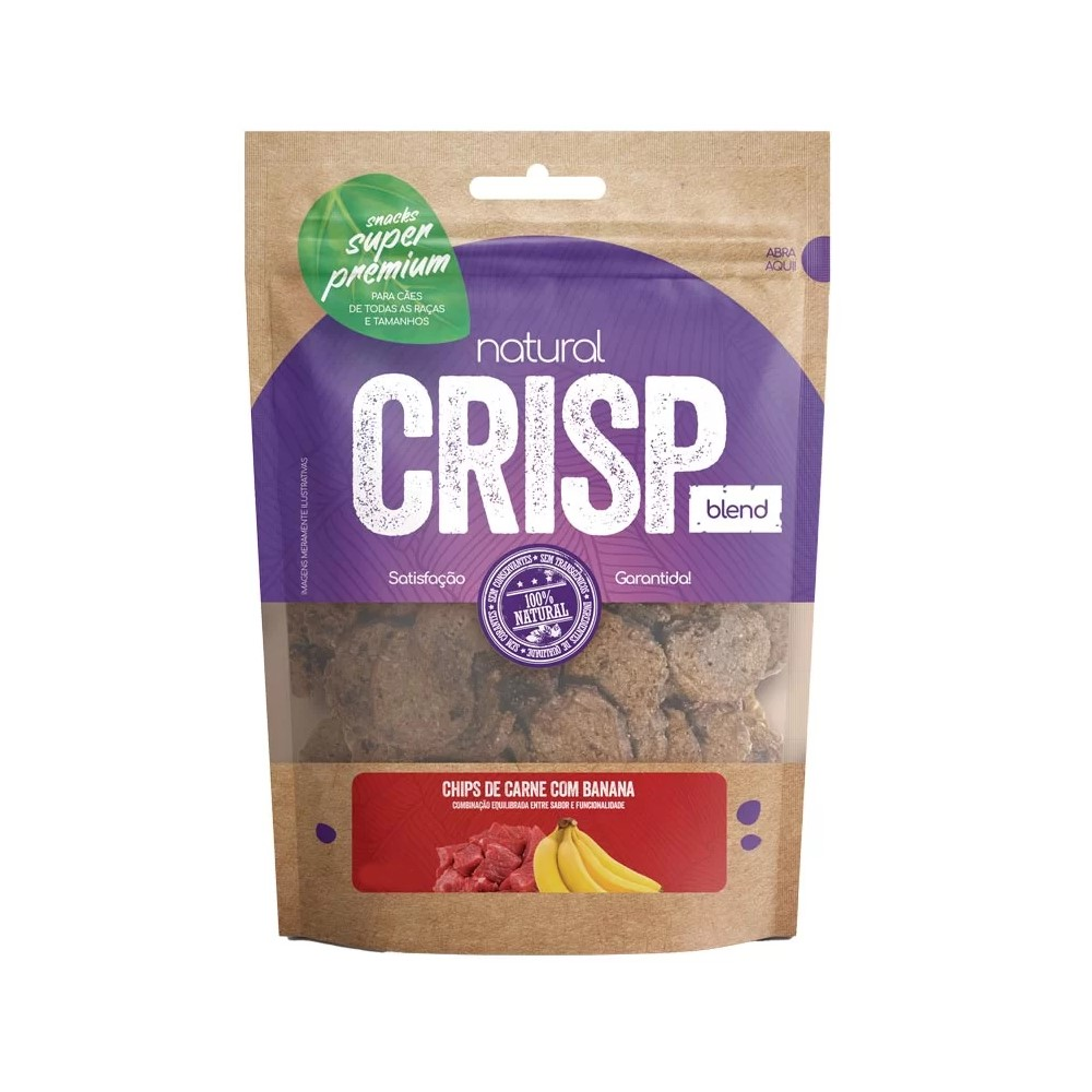 NATURAL CRISP CHIPS CARNE COM BANANA 100G