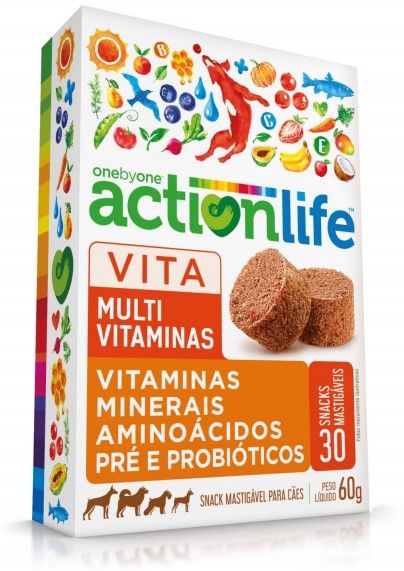 MINI SNACK ACTIONLIFE S.PET 60G VITAM - UN