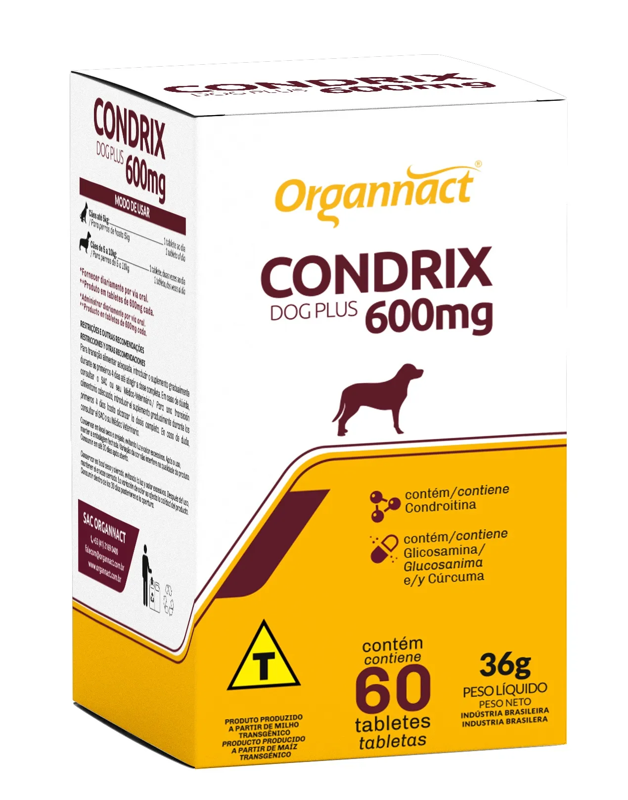 CONDRIX DOG TABS PLUS 600MG 36G