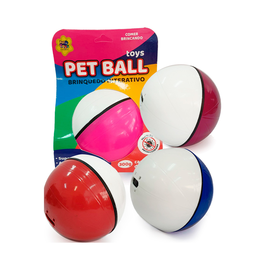 BRINQ PET BALL TOYS SORTIDO PET TOYS