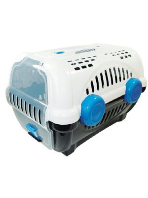 CAIXA DE TRANSP. LUXO FURACAOPET N2 - BRANCA C/ AZUL