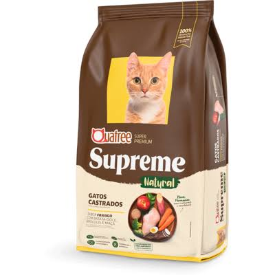 QUATREE SUPREME GATOS CASTRADOS FRANGO ( PAC INDIVIDUAL) 1 KG