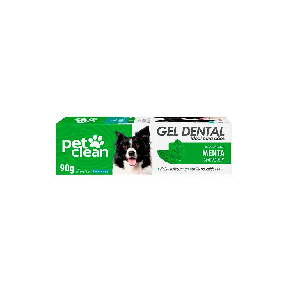 GEL DENTAL MENTA 90G PET CLEAN