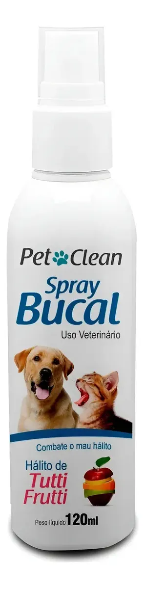 SPRAY BUCAL TUTY FRUTY 120ML  PET CLEAN