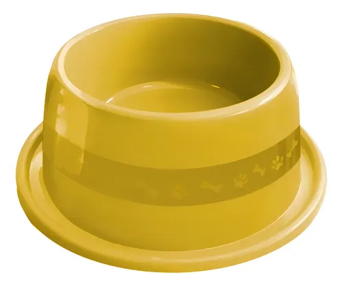  COMEDOURO ANTI 1000ML AMARELO BARELLA