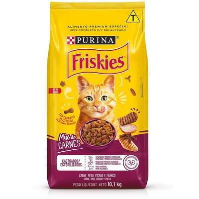 FRISKIES Mix Carne Castrados 10,1kg BR