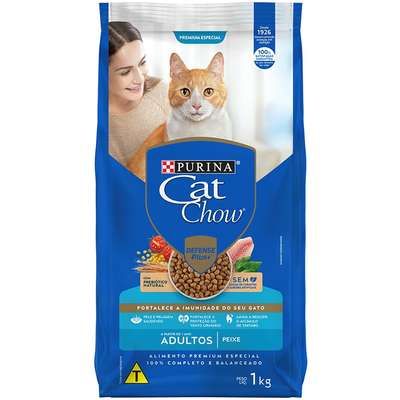CAT CHOW ADULTO PEIXE 1KG