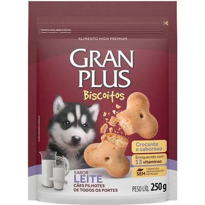 GP BISCOITO CAO FILHOTE LEITE 250 GR