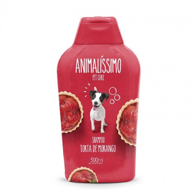 SHAMPOO 500ML TORTA DE MORANGO ANIMALISS