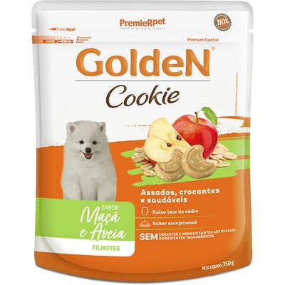 GOLDEN CAES COOKIE CAES FILH MACA/AVEIA 350G