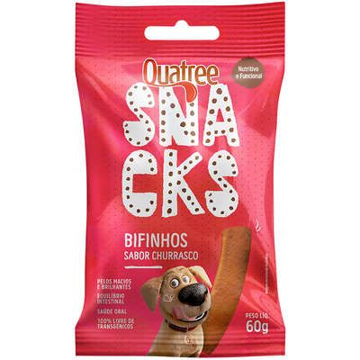 QUATREE SNACKS BIFINHOS SABOR CHURRASCO 60G