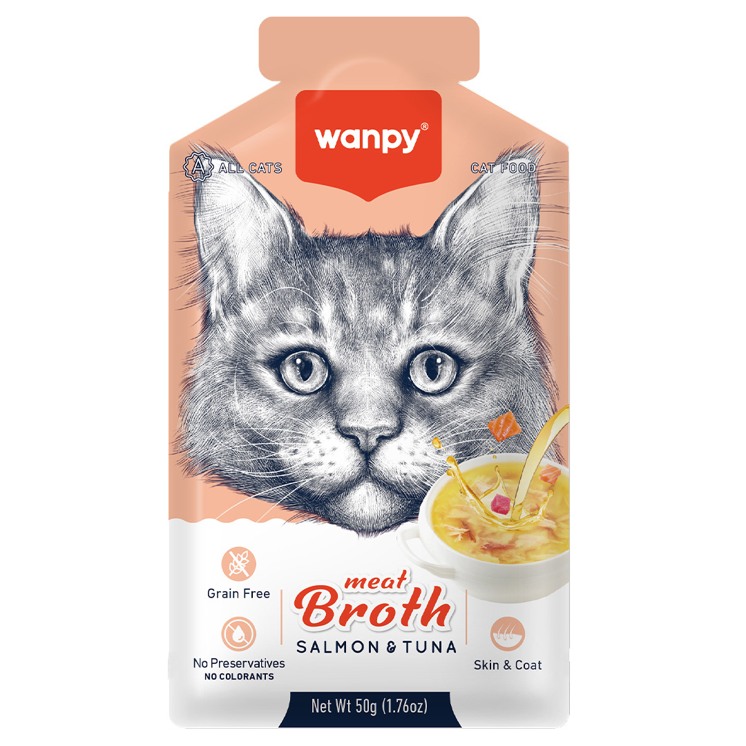 WANPY GATO SOPA SABOR SAL E ATUM 50G