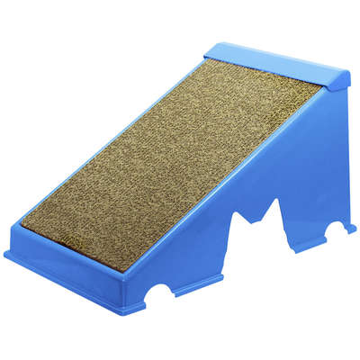 ARRANHADOR GATO RAMPA PLAST. FURACAOPET - AZUL