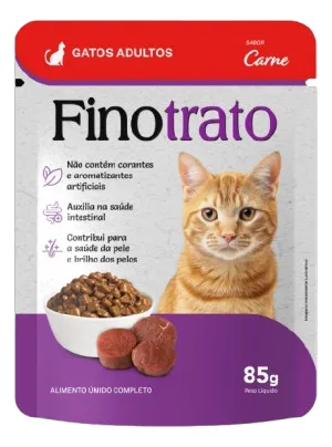 FINOTRATO SACHE GATOS AD CARNE 85G 