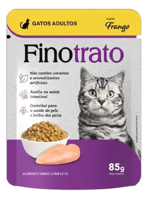 FINOTRATO SACHE GATOS AD FRANGO 85G -