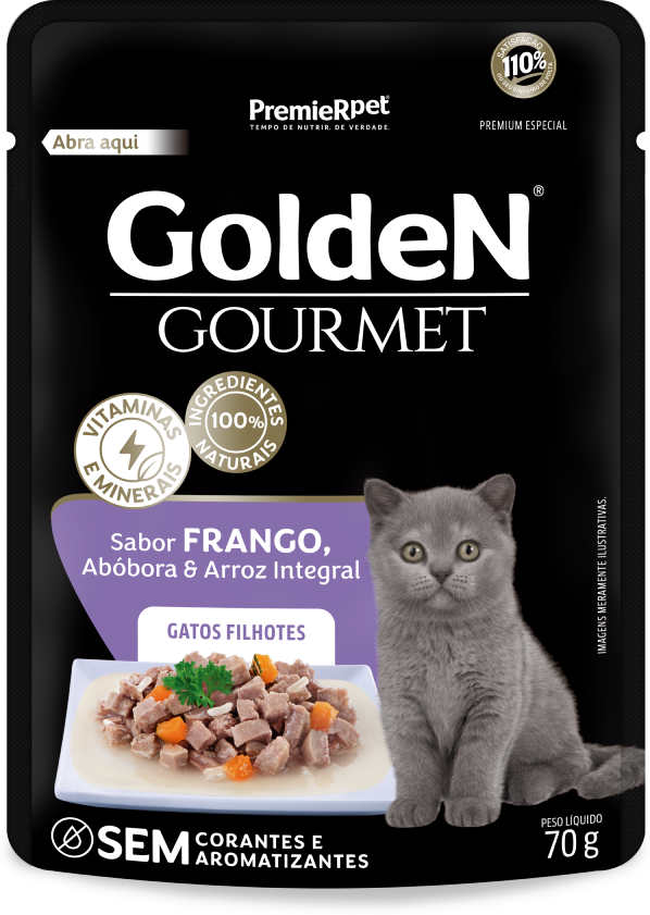 GOLDEN GATOS GOURMET FIL FRAN 70 G