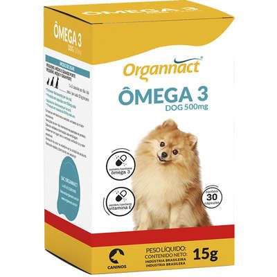 OMEGA 3 DOG 500 MG COM 30 - ORGANNACT