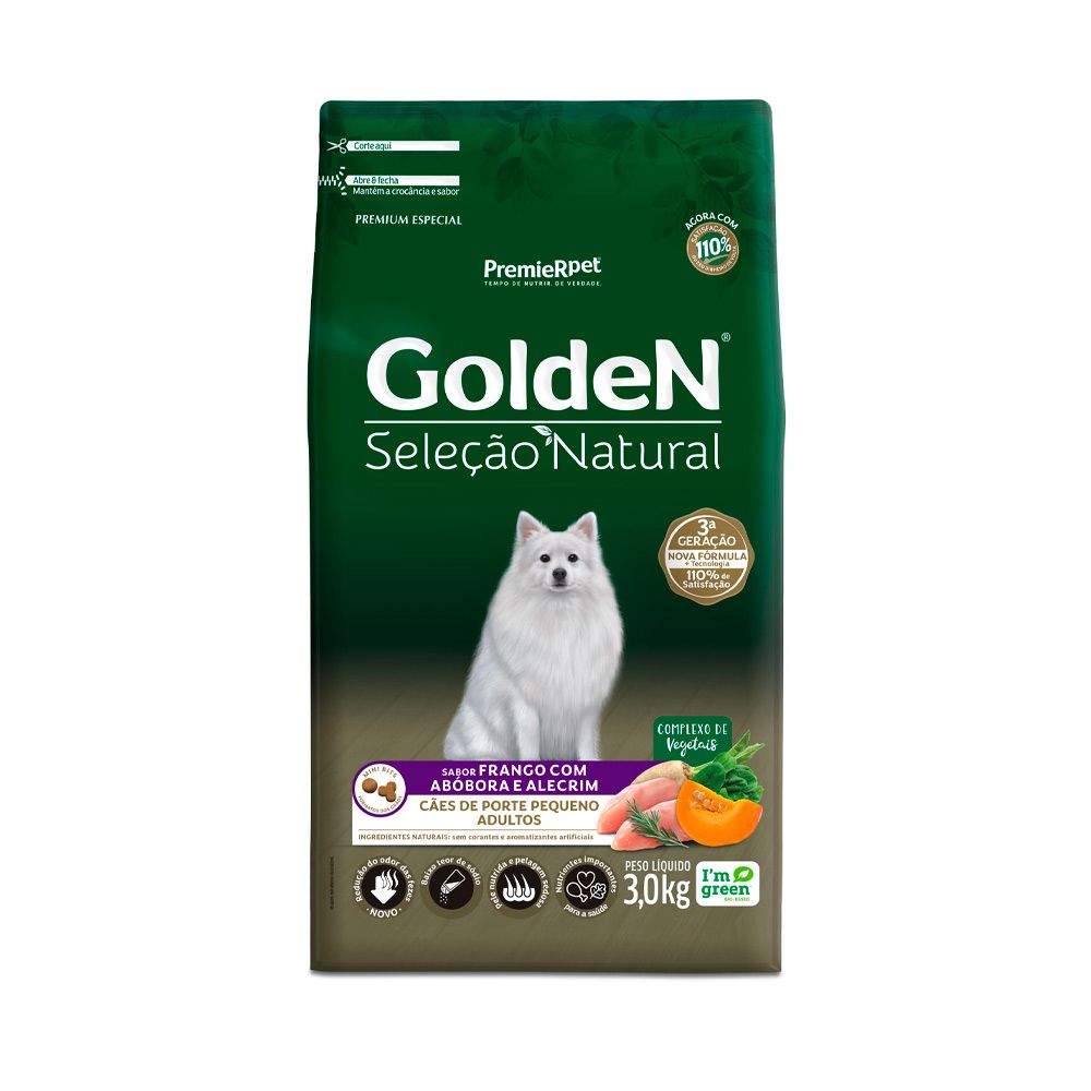 GOLDEN SEL NAT CAES AD RP ABOBORA 3KG