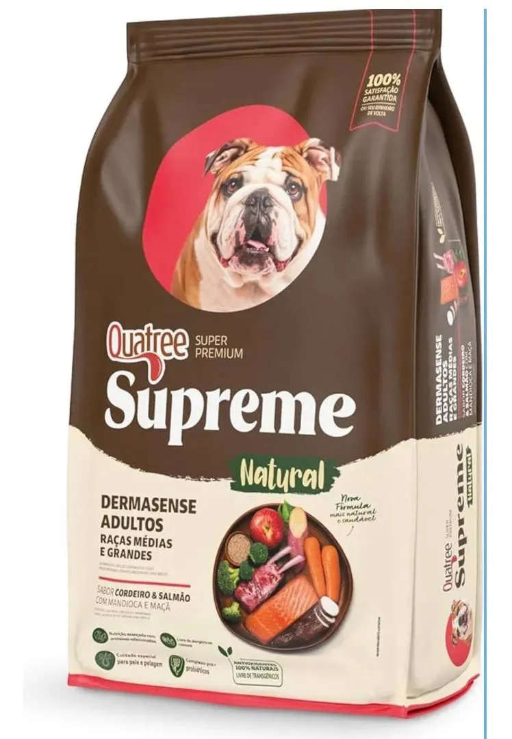 QUATREE SUPREME CAO DERMASENSE ADULTO RMG 15KG