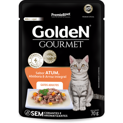 GOLDEN GATOS GOURMET AD ATUM 70 G