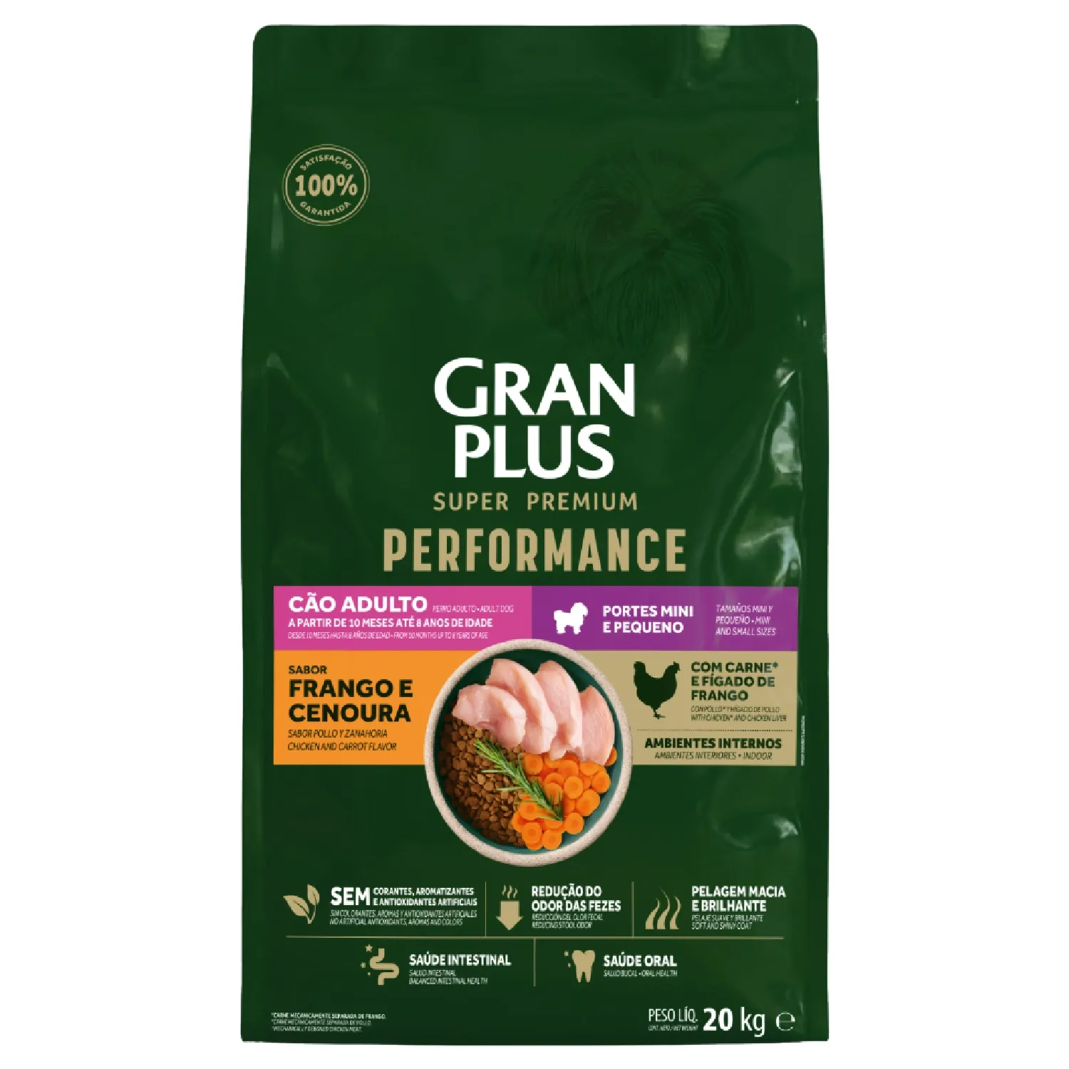 GP PERFORMANCE CAO ADULTO MG FRAN/CENOURA 20 KG