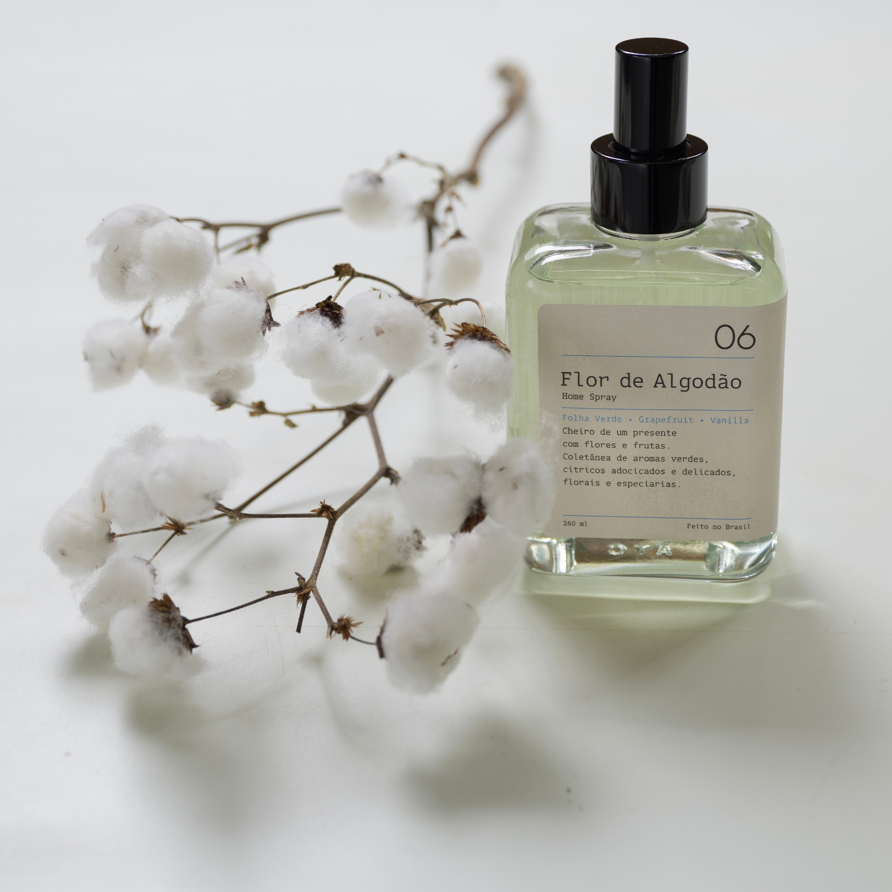 home spray flor de algodão