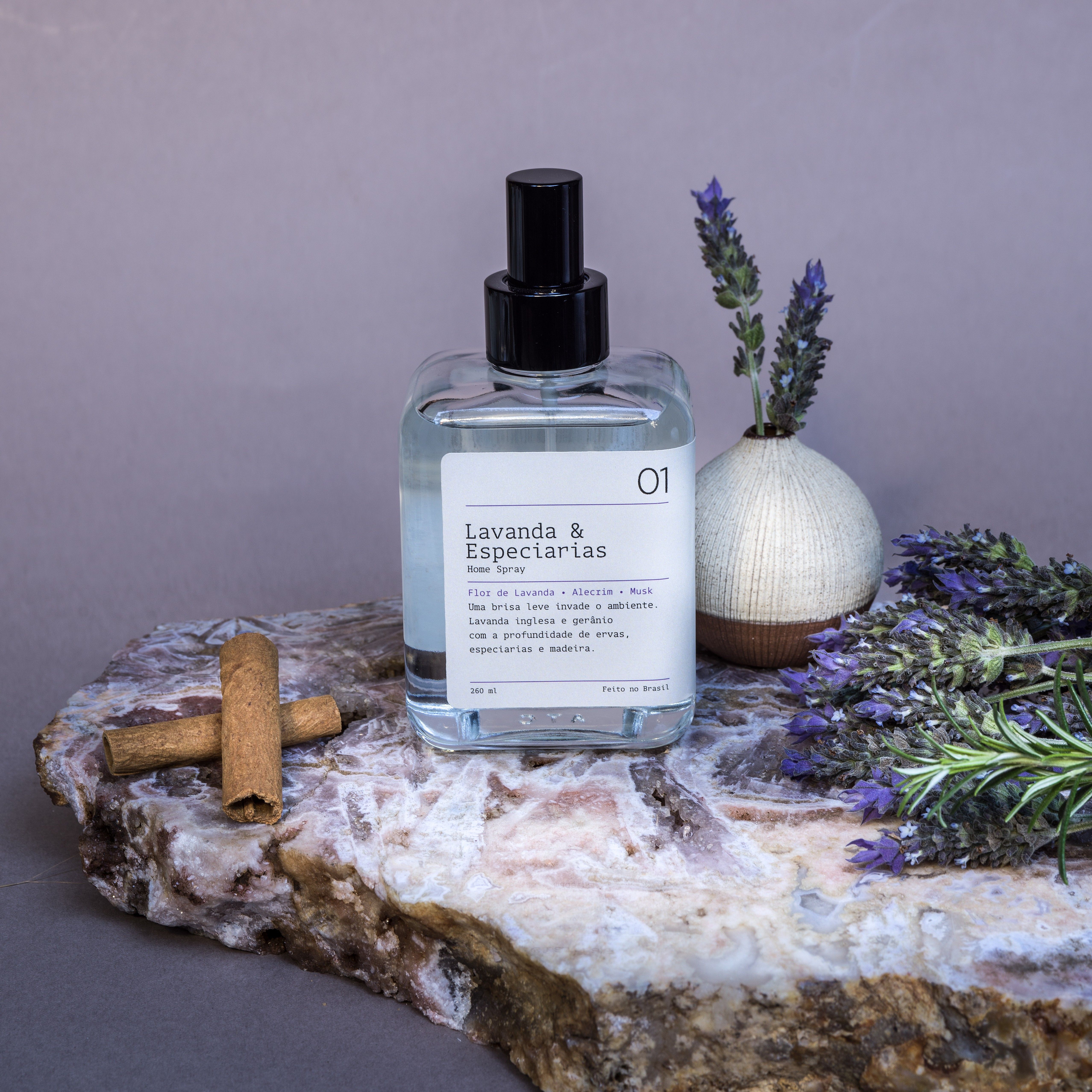 home spray lavanda e especiarias