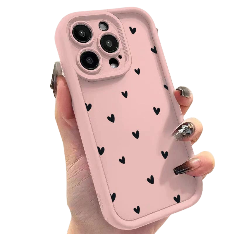 Capa Luxo com Corações Rosa