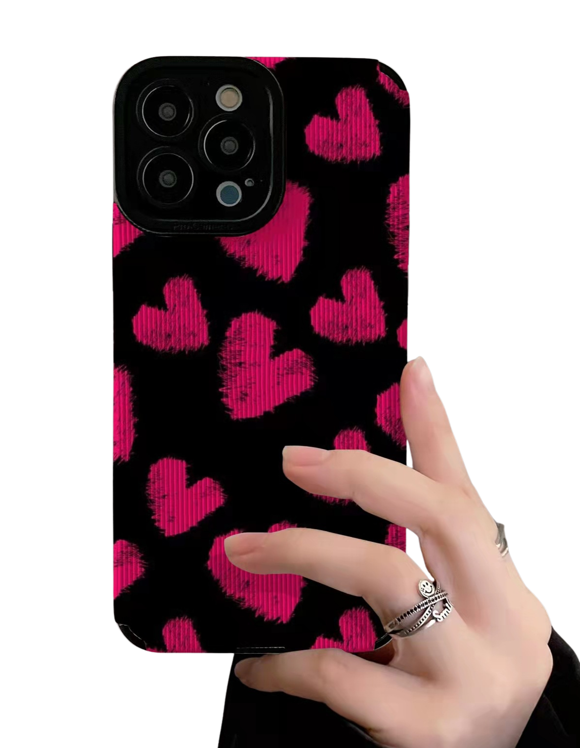 Capa Texturizada Coração Matte