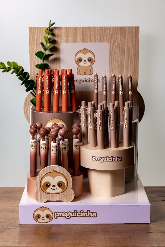 Canetas Preguicinha 