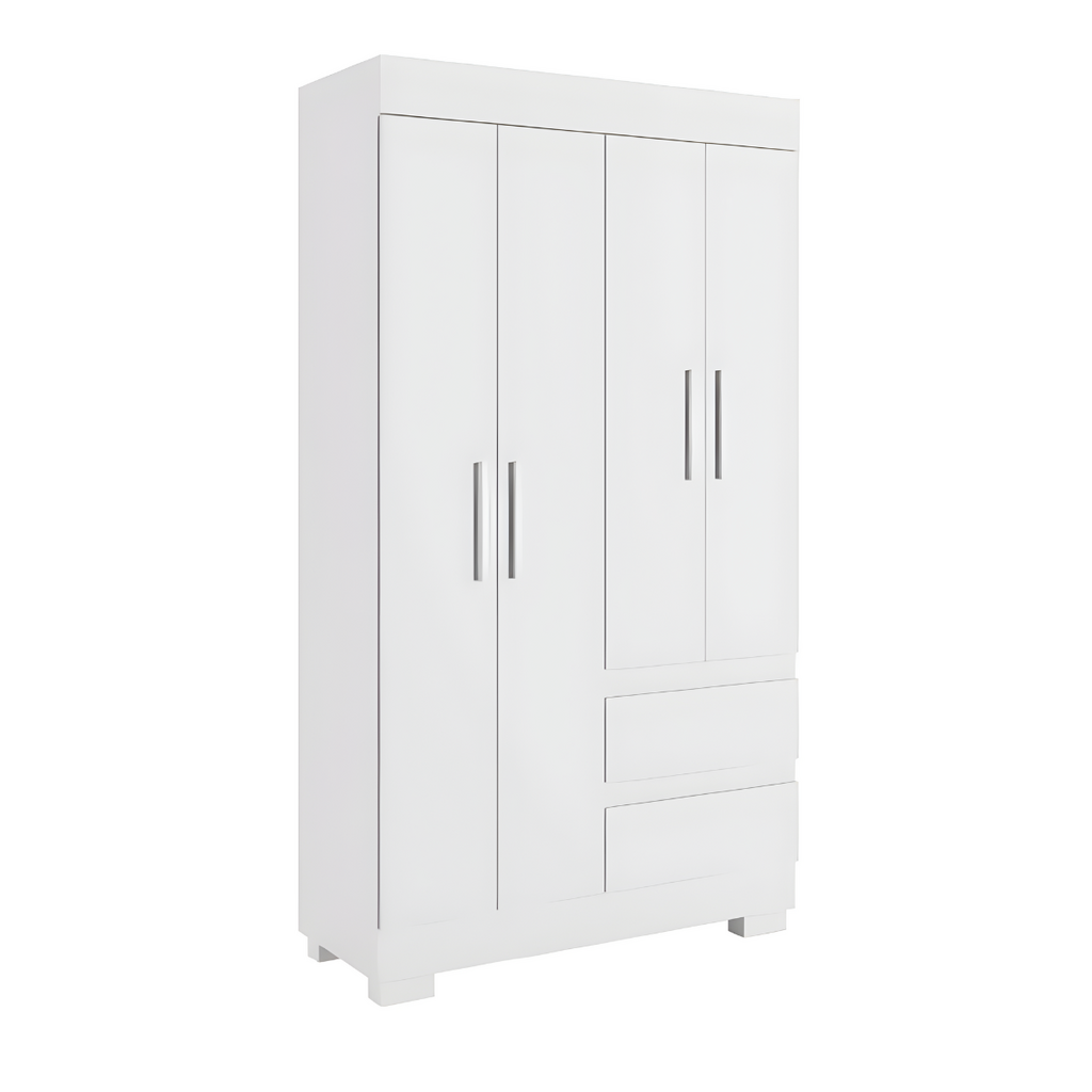 Guarda Roupas/Roupeiro Acp Maya 4 Portas MDP - Branco