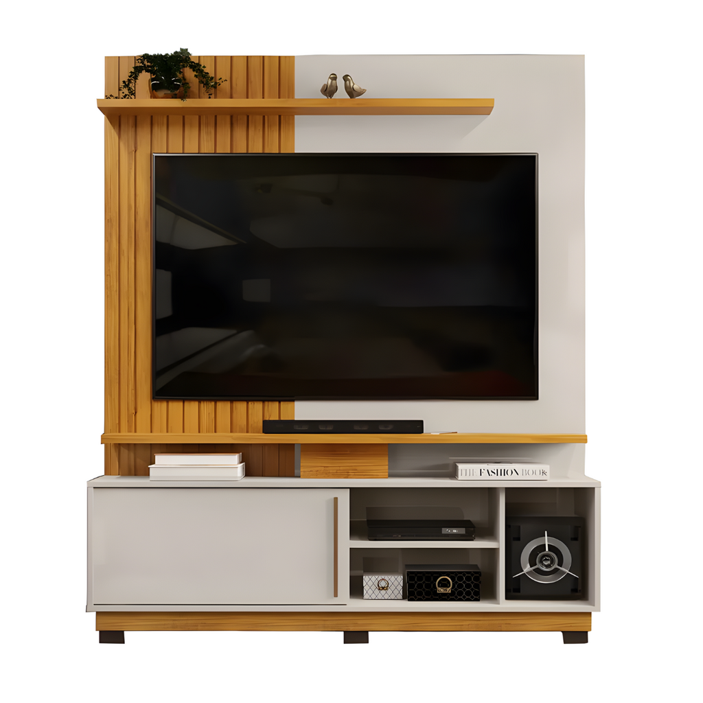 Home Dj Atenas 150 cm para TV até 55 Polegadas - Cedro/Bali