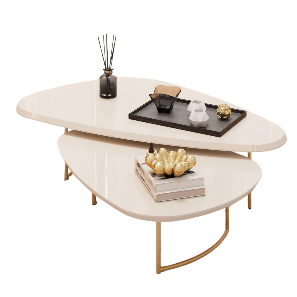 Mesa de centro DJ petala - Off-white/Off-White