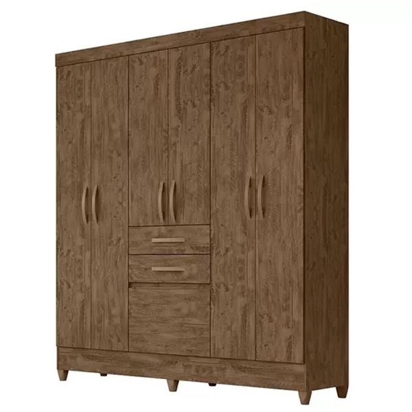 Roupeiro / Guarda Roupas Moval New Mafra 7 Portas, 2 Gavetas, 897331 - Cas W